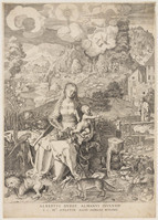 TvB G 2424
<br/>
Madonna met kind in een landschap
<br/>
<em>Sadeler, Aegidius (ca.1570-1629)</em>